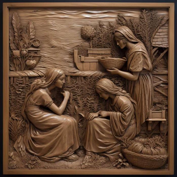 نموذج ثلاثي الأبعاد لآلة CNC 3D Art 